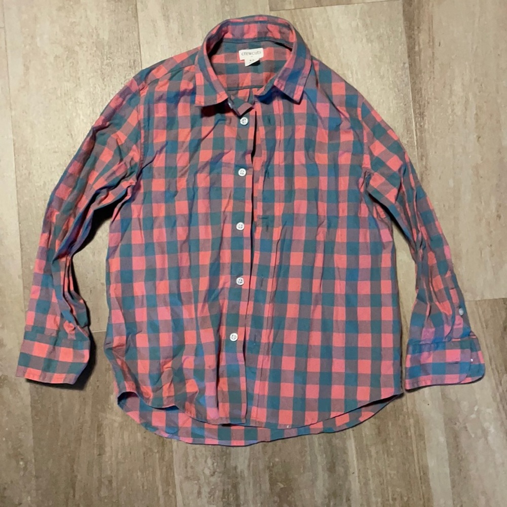 Crewcuts long sleeve kids button up